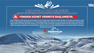 Kahramanmaraş'ta Yedikuyular Kayak Merkezi, Yeniden Hizmet Vermeye Başladı!