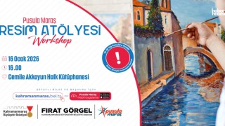 Pusula Maraş’tan Gençlere Sanat Dolu Buluşma; Resim Atölyesine Başvurular Başladı!