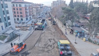 Zübeyde Hanım Bulvarı’nda Sıcak Asfalt Çalışmaları Başladı