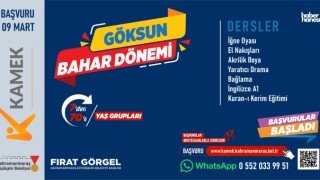 Göksun’da KAMEK Kurslarına Kayıtlar Başladı!