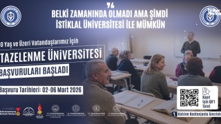 Kahramanmaraş'ta 50 Yaş Üstüne Üniversite Kapısı; “Tazelenme Üniversitesi”ne Başvurular Başladı!