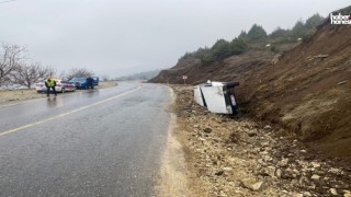 Kahramanmaraş’ta Yedikuyular Yolunda Otomobil Takla Attı