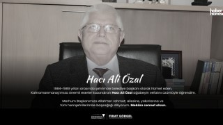 Başkan Görgel’den Hacı Ali Özal İçin Taziye Mesajı