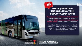 Türkoğlu’nda Toplu Ulaşım Güçleniyor! B/90 Hattı Hizmete Başlıyor