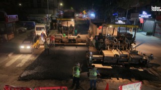 Kahramanmaraş Büyükşehir, Asfalt Mesaisini Gece Gündüz Kesintisiz Sürdürüyor