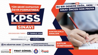 Kahramanmaraş Büyükşehir’den KPSS Adaylarına Son Prova Desteği