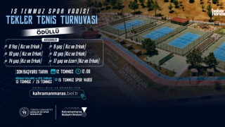 Kahramanmaraş’ta Ödüllü Tenis Turnuvası Heyecanı: Başvurular Başladı