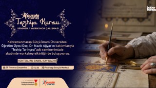 Pusula Maraş’tan Gençlere Geleneksel Sanat Atölyesi