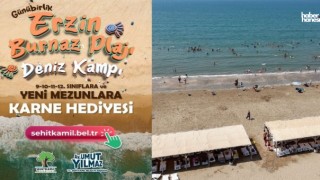 Şehitkamil'den Gençlere Yaz Hediyesi: Ücretsiz Burnaz Plajı Kampı Başvuruları Başladı
