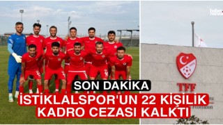 Kahramanmaraş İstiklalspor’a müjde: 22 kişilik kadro cezası kaldırıldı
