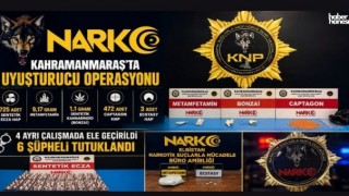 Kahramanmaraş Narkotik Ekiplerinden Peş Peşe Operasyon: 6 Kişi Cezaevine Gönderildi