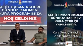 Onikişubat Belediyesi’nin 45 farklı mahalleden başvuru alan Gündüz Bakımevi’nde yeni dönemin kuraları çekildi