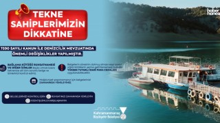 Tekne Sahiplerine Büyükşehir’den Kritik Uyarı; Belgelerinizi Kontrol Edin!
