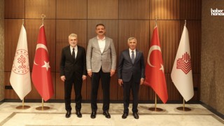 Vali Ünlüer ve Başkan Görgel’den Vakıflar Genel Müdürlüğü’ne ziyaret