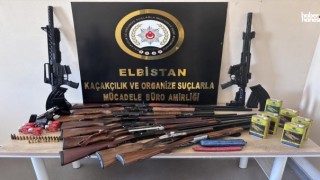 Kahramanmaraş Elbistan’da Operasyon: Silah, Fişek ve Patlayıcı Ele Geçirildi