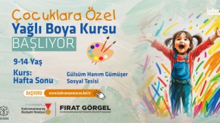 Kahramanmaraş Büyükşehir’den Çocuklara Özel Yağlı Boya Kursu