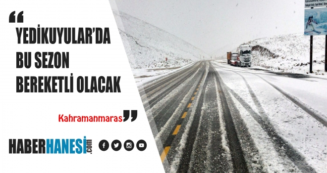 YEDİKUYULAR’A YILIN İLK KARI DÜŞTÜ