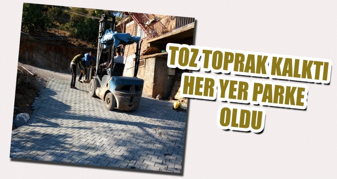 BÜYÜKŞEHİR’DEN 3 MİLYON METREKARE PARKE
