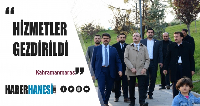 BAŞKAN ERKOÇ HİZMETLERİ GEZDİRDİ