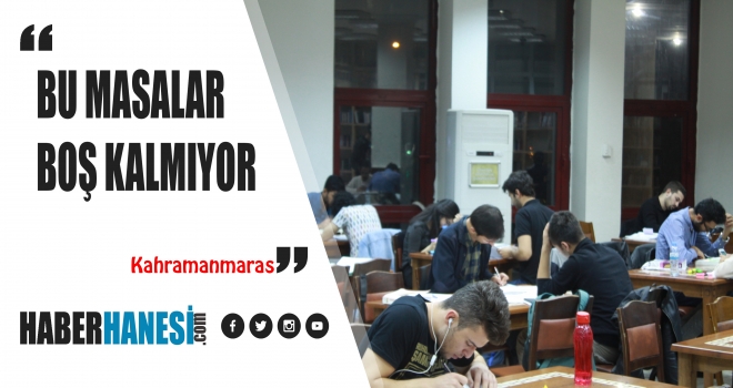 BU MASALAR BOŞ KALMIYOR