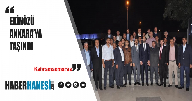 EKİNÖZÜ HEYETİ ‘ÇELEĞEN’ İÇİN ANKARA’YA ÇIKARMA YAPTI!
