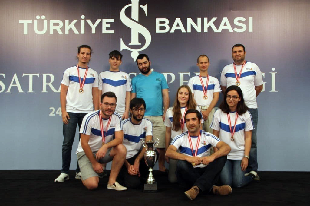 BÜYÜKŞEHİR SATRANÇ TAKIMI TÜRKİYE 3.’SÜ OLDU