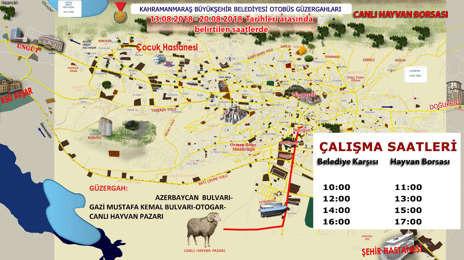 CANLI HAYVAN BORSASI’NA OTOBÜS SEFERİ