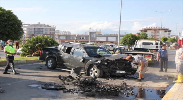 Antalya’da trafik kazası: 2 yaralı