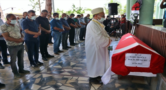 GÜNCELLEME Hatay’da otomobilin KGYS direğine çarpması sonucu ölen polisin cenazesi toprağa verildi