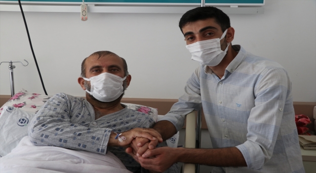 Oğlunun verdiği böbrekle iyileşen güvenlik korucusu Babalar Günü’ne mutlu giriyor