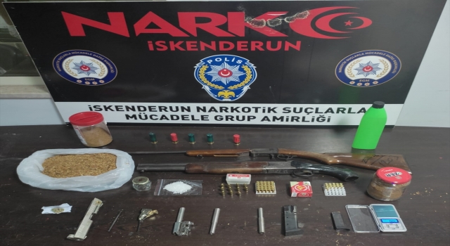 İskenderun’daki uyuşturucu operasyonunda 4 kişi gözaltına alındı