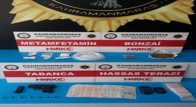 Kahramanmaraş’ta uyuşturucu operasyonlarında yakalanan 4 zanlı tutuklandı