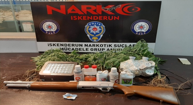 İskenderun’da evinde uyuşturucu bulunan şüpheli gözaltına alındı