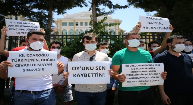 Antalya’da üniversite sınavına giren gençler Kılıçdaroğlu’na 1 liralık manevi tazminat davası açtı