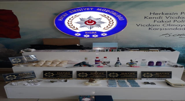 Hatay’da 12 bin 182 uyuşturucu hap ele geçirildi
