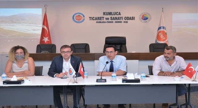 KaşKınık Gıda İhtisas Organize Sanayi Bölgesi için yer tespit komisyonu toplandı
