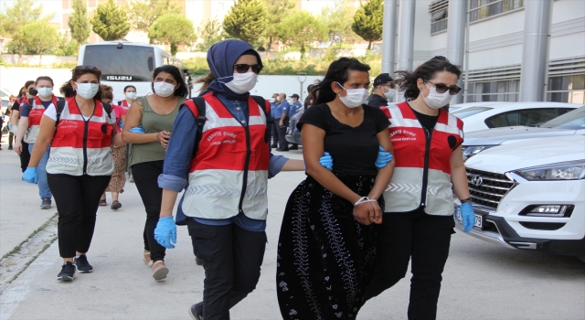 Hatay merkezli 6 ildeki hırsızlık operasyonunda yakalanan 25 şüpheliden 9’u tutuklandı