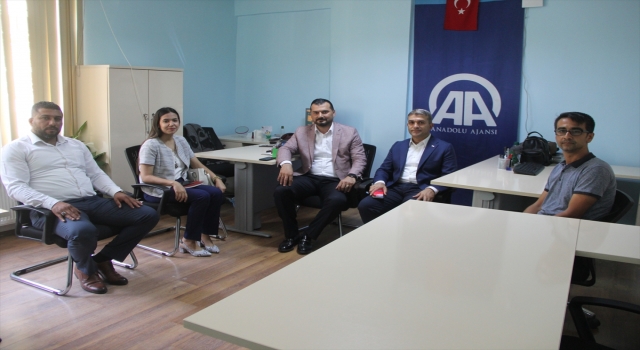 AK Parti Hatay İl Başkanı Yeşildal’dan, AA Hatay Bürosuna ziyaret