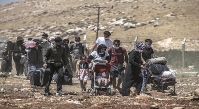 Suriyelilerin Kurban Bayramı öncesi Cilvegözü Sınır Kapısı’ndan ülkelerine geçişleri sürüyor