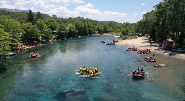 Köprüçay adrenalin tutkunlarının gözdesi oldu