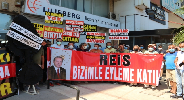 Antalya’da imar planları iptal edilen mahallenin sakinlerinden tepki