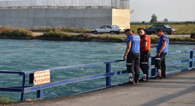 Adana’da serinlemek amacıyla sulama kanalına giren Suriye uyruklu çocuk kayboldu