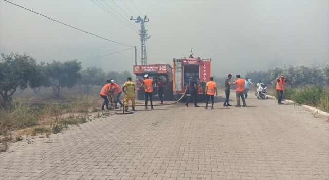 Osmaniye’de çıkan orman yangınına müdahale ediliyor