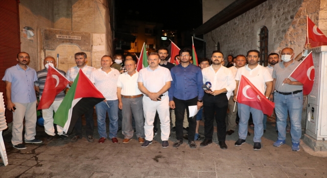 Osmaniye ve Hatay’da fanatik Yahudilerin Mescid’i Aksa’ya saldırıları protesto edildi