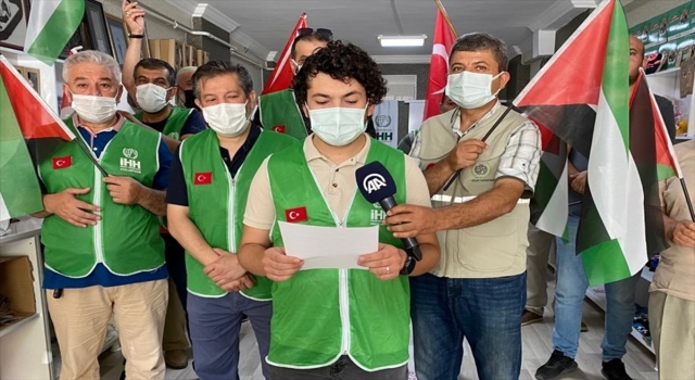 Kahramanmaraş’ta Mescidi Aksa’ya yapılan baskına tepki