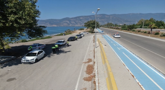 Antalya’da bayram öncesi drone destekli trafik denetimi