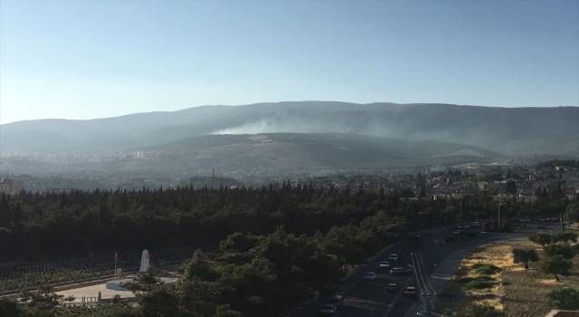 Kahramanmaraş’ta ormanlık alanda çıkan örtü yangını söndürüldü