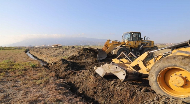 Hatay’da çok sayıda kuş türüne ev sahipliği yapan Milleyha bölgesindeki hendek kapatıldı
