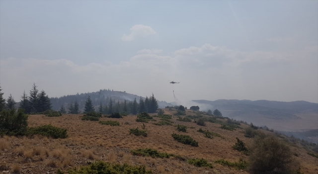 GÜNCELLEME Burdur’da çıkan orman yangını kontrol altına alındı