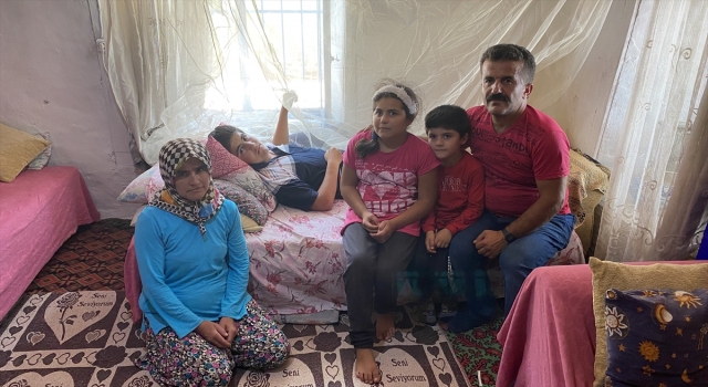 Akseki’deki orman yangınına ailesiyle müdahale eden genç yaralandı
